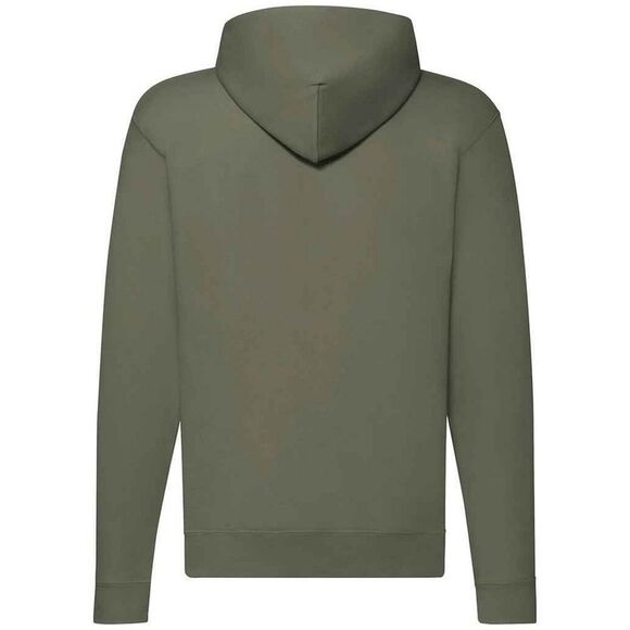 Fruit of the Loom Mens Classic Zipped Hoodie / Classic Olive